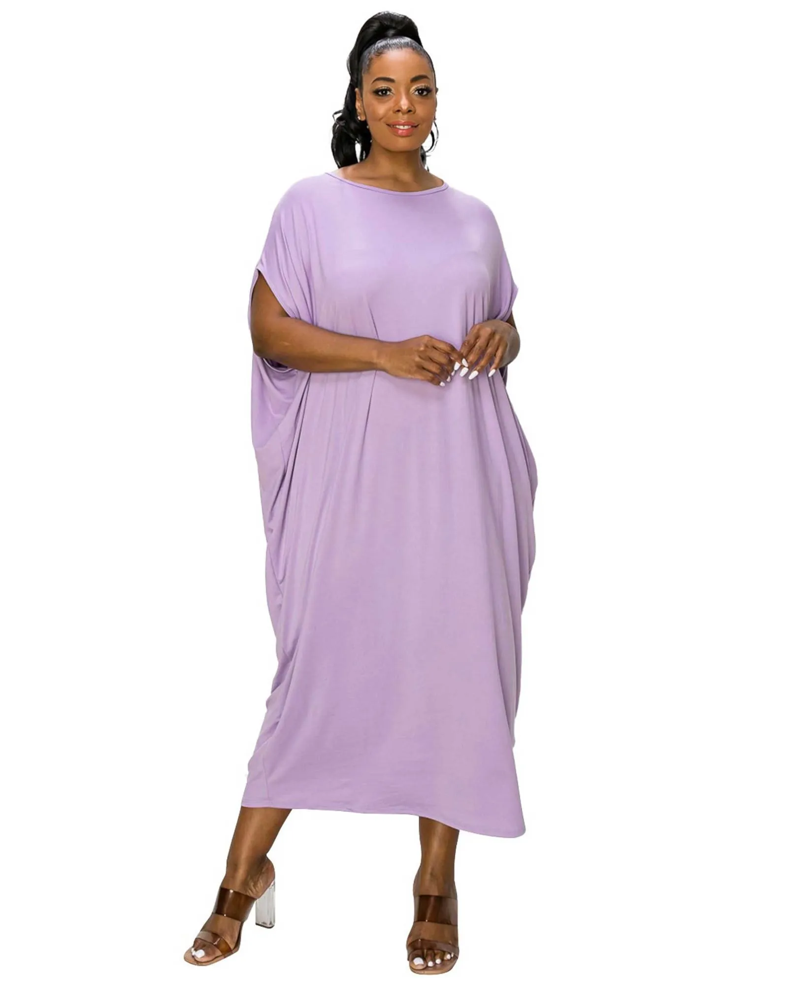 Sasha Kaftan Dress | Lavender